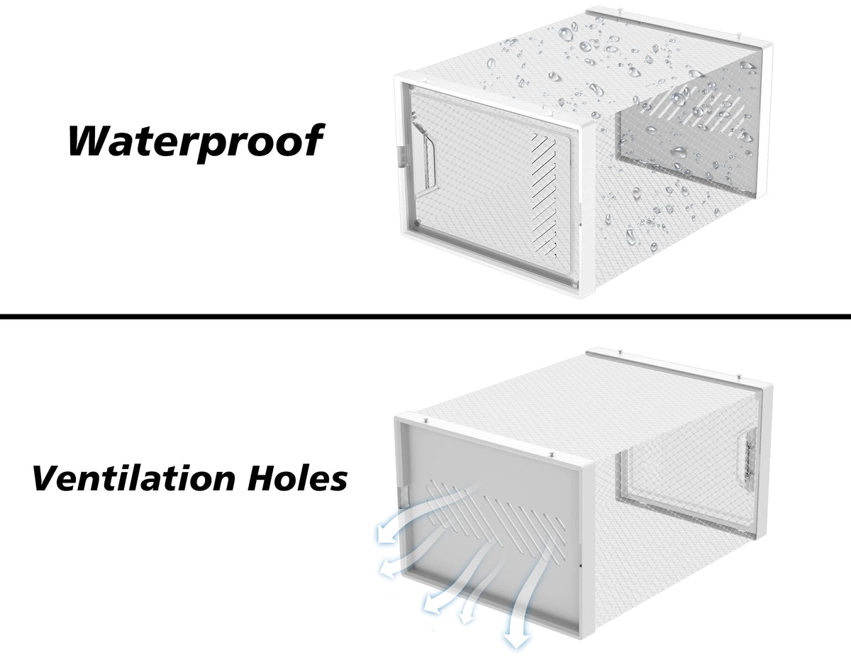 SIMPDIY ventilation holes promote airflow for fresher shoes