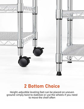 Simple Deluxe leveling feet option for stable permanent setups.