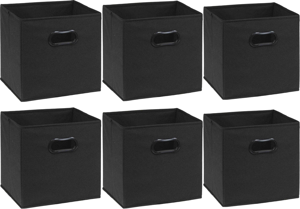 Simple Houseware 11-inch cube bin fits standard organizers for clean storage.