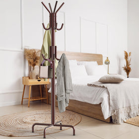 Simple Houseware 12-hooks close-up highlighting durable metal construction and finish.