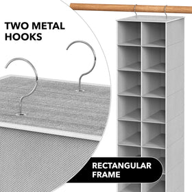 Simple Houseware folds flat for easy seasonal storage and travel