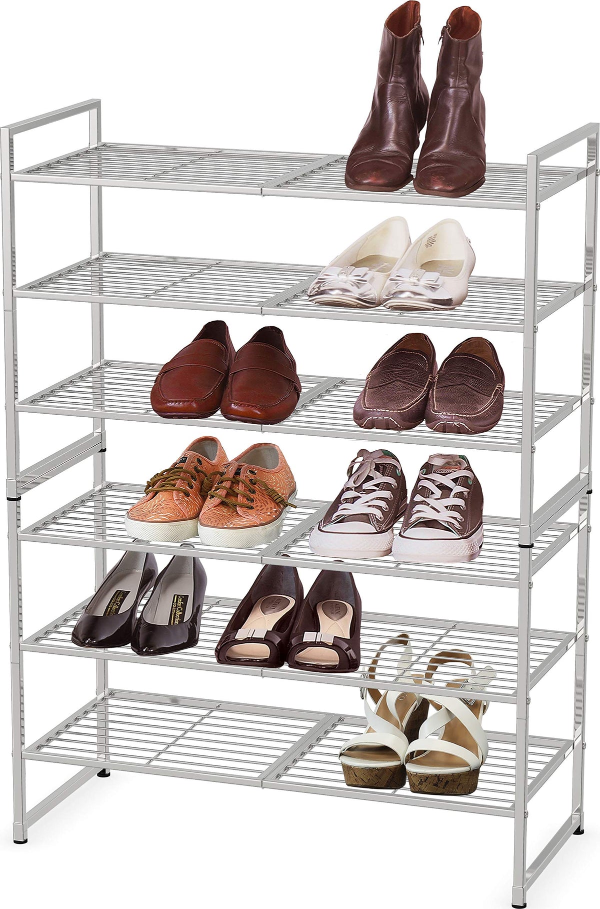 Simple Houseware closeup highlights sturdy metal construction and durable silver coating