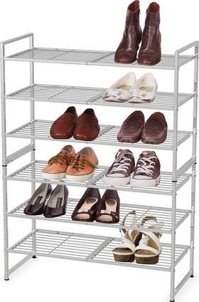 Simple Houseware closeup highlights sturdy metal construction and durable silver coating