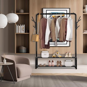 Simple Houseware 52-inch rack hanger stoppers prevent sliding