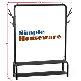Simple Houseware 600D fabric shelves provide durable extra storage space