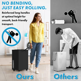 Simple Houseware 600D polyester frame provides durable upright support