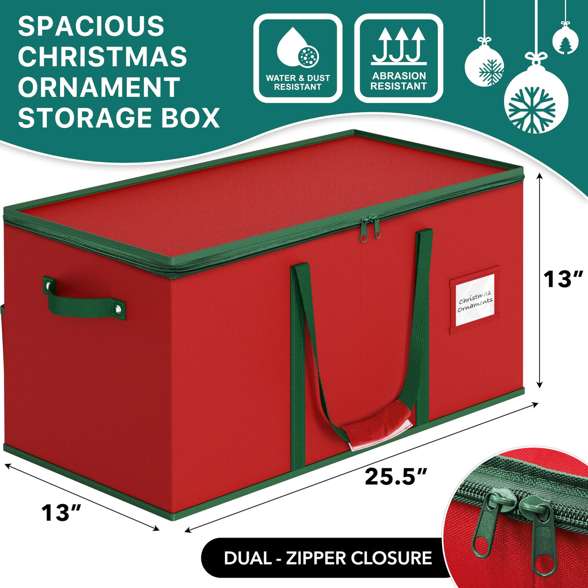 Simple Houseware adjustable dividers allow resizing compartments