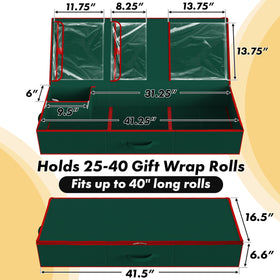 Simple Houseware wrap organizer shows adjustable straps for flexible storage