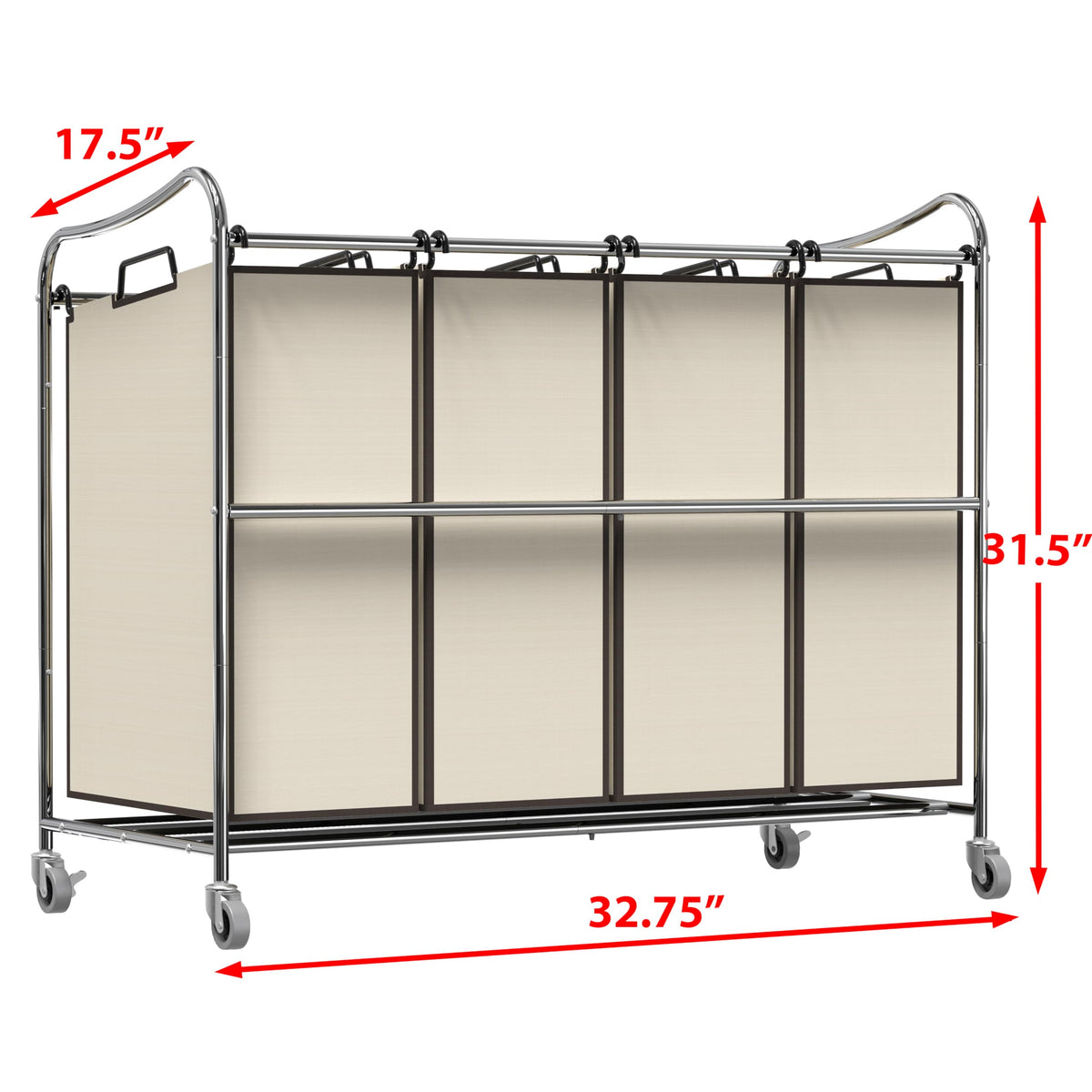 Simple Houseware bag and frame dimensions aid space planning