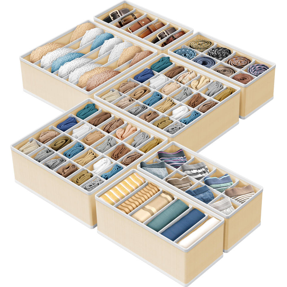 Simple Houseware 6-cell bin organizer for lingerie and socks.