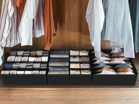 Simple Houseware drawer-structure fits standard dresser interiors.