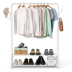 Simple Houseware 13D x 52W x 60H dimensions for freestanding closet rack.
