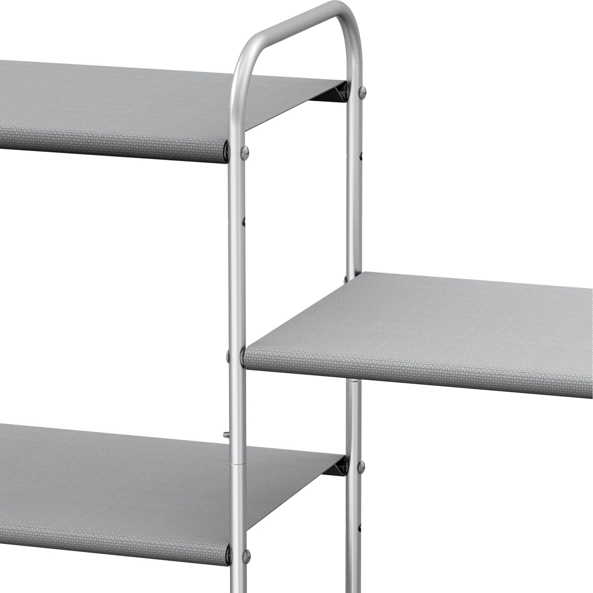 Simple Houseware dimensions fit narrow spaces while offering ample capacity.