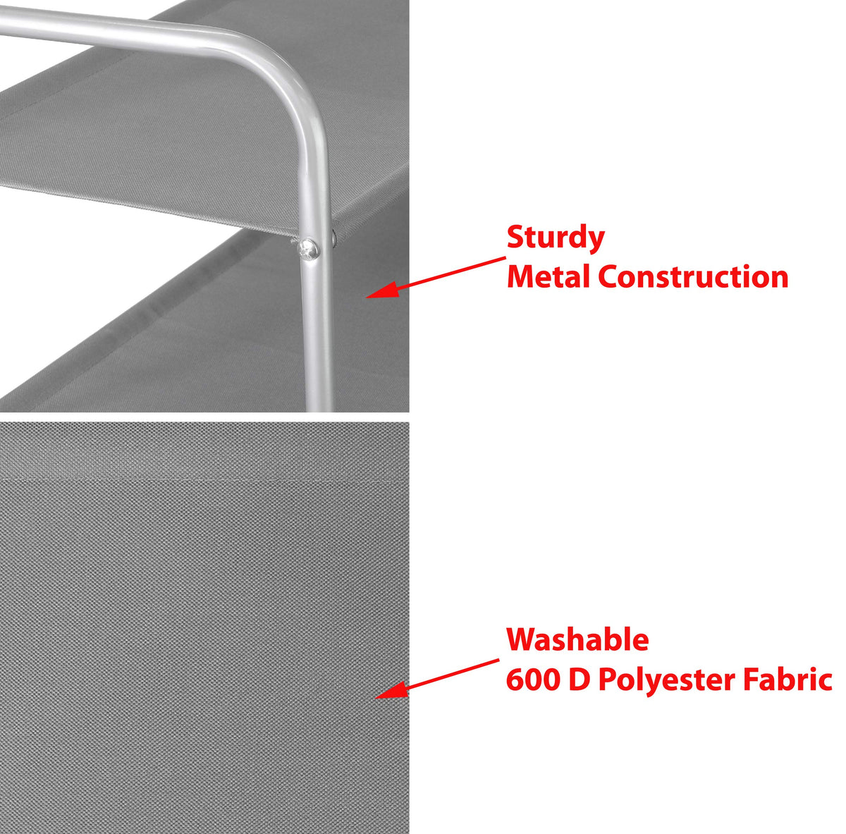 Simple Houseware dorm or garage storage keeps shoes accessible and neatly arranged.