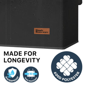 Simple Houseware portable design with side handles for moving laundry between rooms.