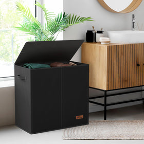 Simple Houseware water-resistant surface helps prevent moisture and mold in bathrooms.