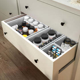 Simple Houseware lightweight drawer organizers for easy portability