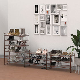 Simple Houseware bronze-coated rack adds stylish storage to closets and mudrooms