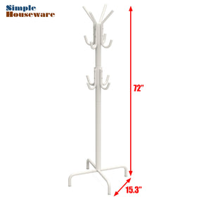 Simple Houseware easy-to-assemble rack ideal for entryways, bedrooms, or offices.