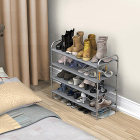 Simple Houseware entryway organization helps reduce clutter in hallways and mudrooms.