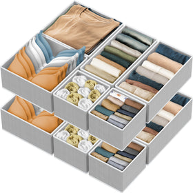 Simple Houseware foldable organizer large boxes for bras and towels
