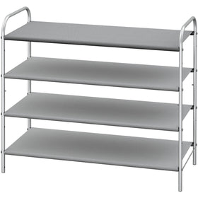 Simple Houseware four-tier shoe rack organizes footwear with a compact footprint.