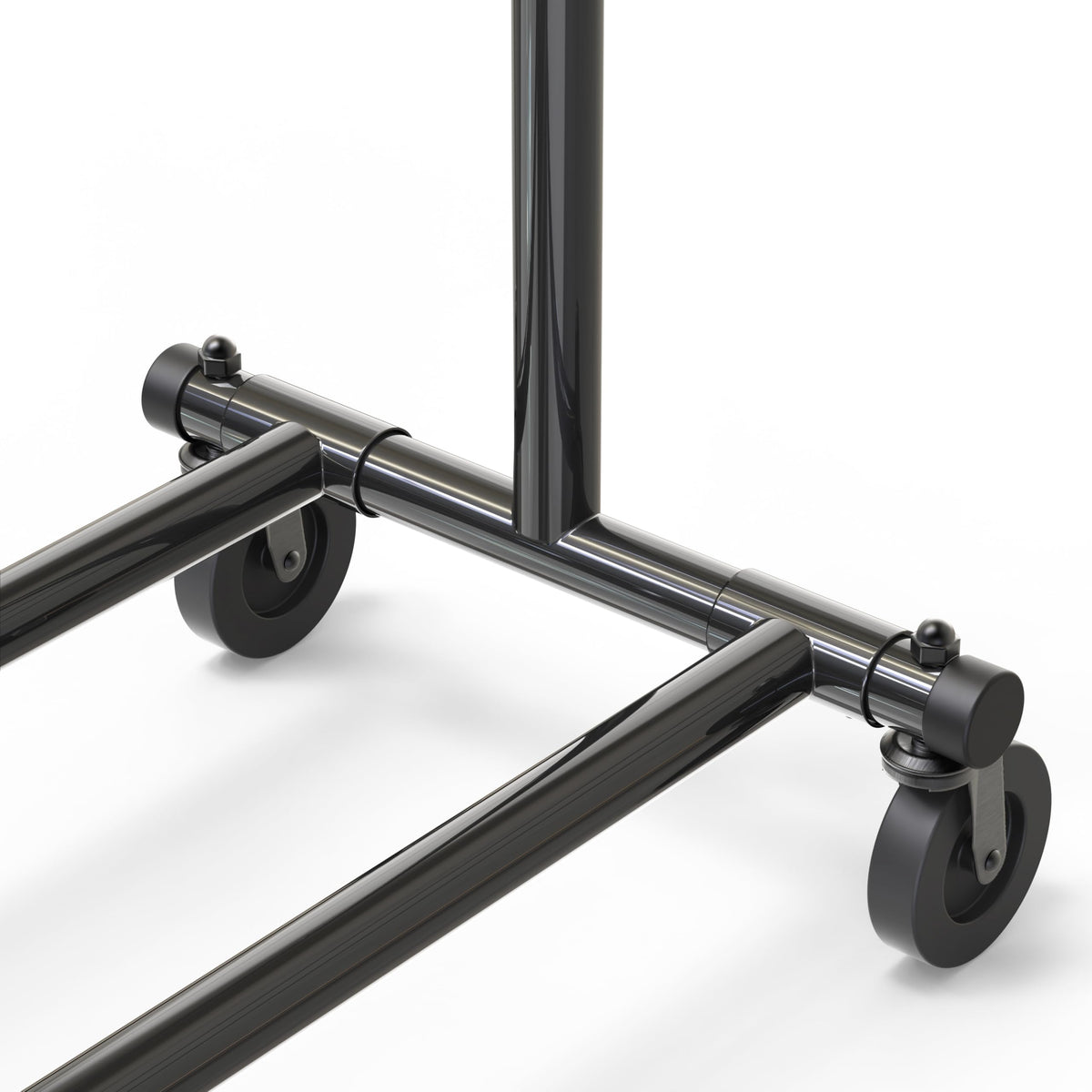 Simple Houseware garment rack dimensions up to 67 inches wide for ample hanging space.