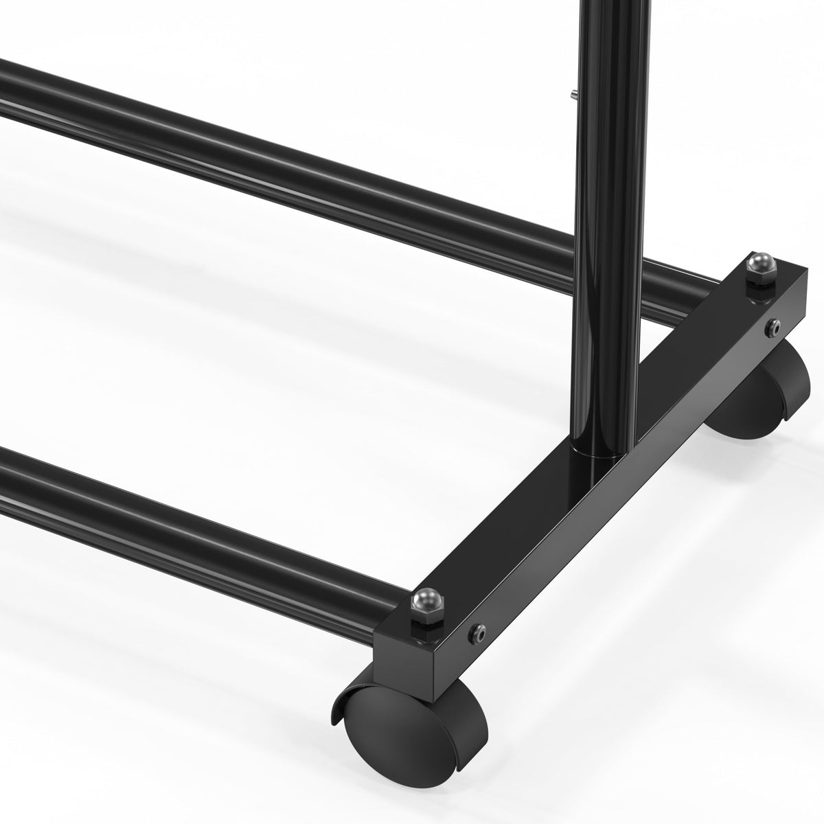 Simple Houseware garment rack dimensions 58.3 H by 30.5 W for space planning