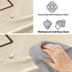 Simple Houseware gray 13-gallon bags ready for heavy laundry loads.