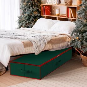 Simple Houseware green wrap organizer fits under bed or closet shelf