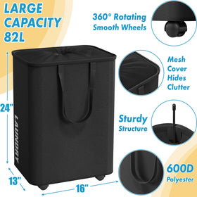Simple Houseware collapsible design folded flat for storage