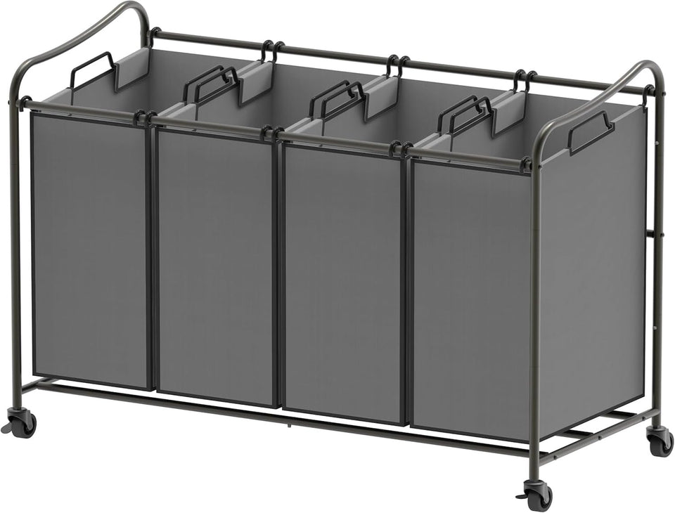 Simple Houseware laundry-sorter frame demonstrates a sturdy build for busy households.
