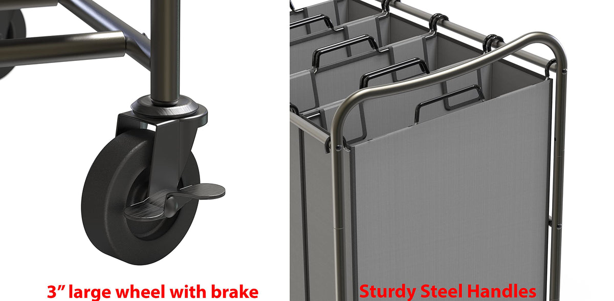 Simple Houseware laundry-sorter patent USD733984S1 emphasizes reinforced construction.