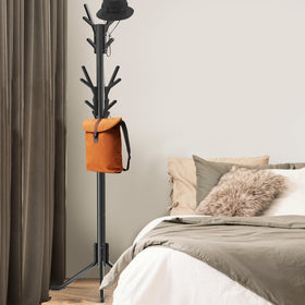 Simple Houseware lightweight rack is easy to move between rooms.