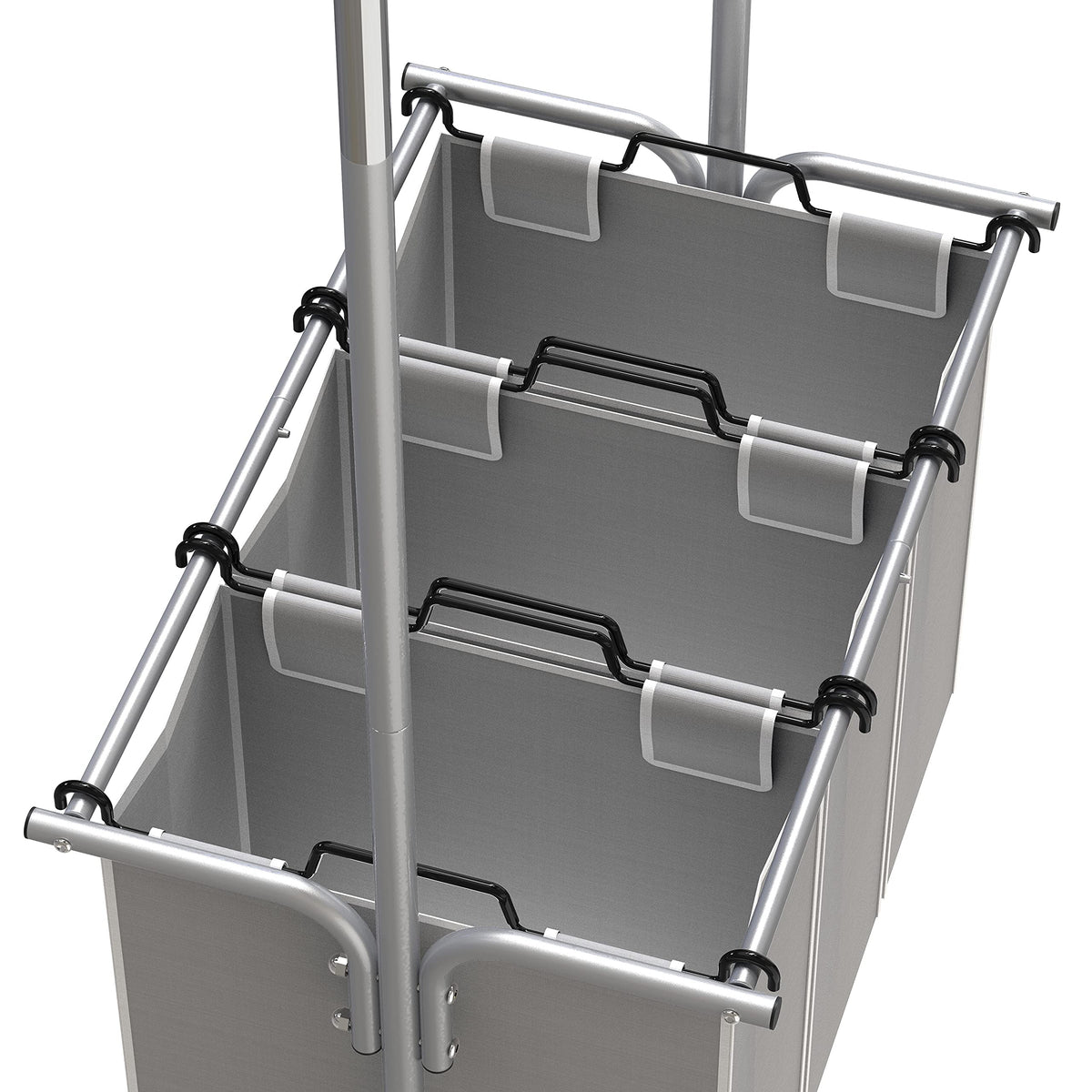 Simple Houseware modern silver frame complements rooms