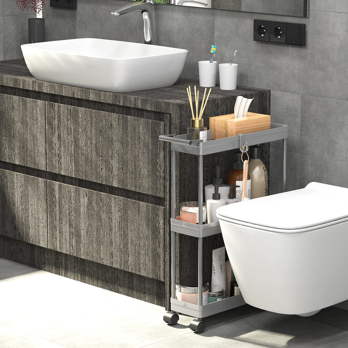 Simple Houseware versatile organizer for kitchen, laundry, and bath