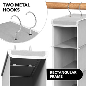Simple Houseware multi-purpose hanging unit keeps towels and purses organized