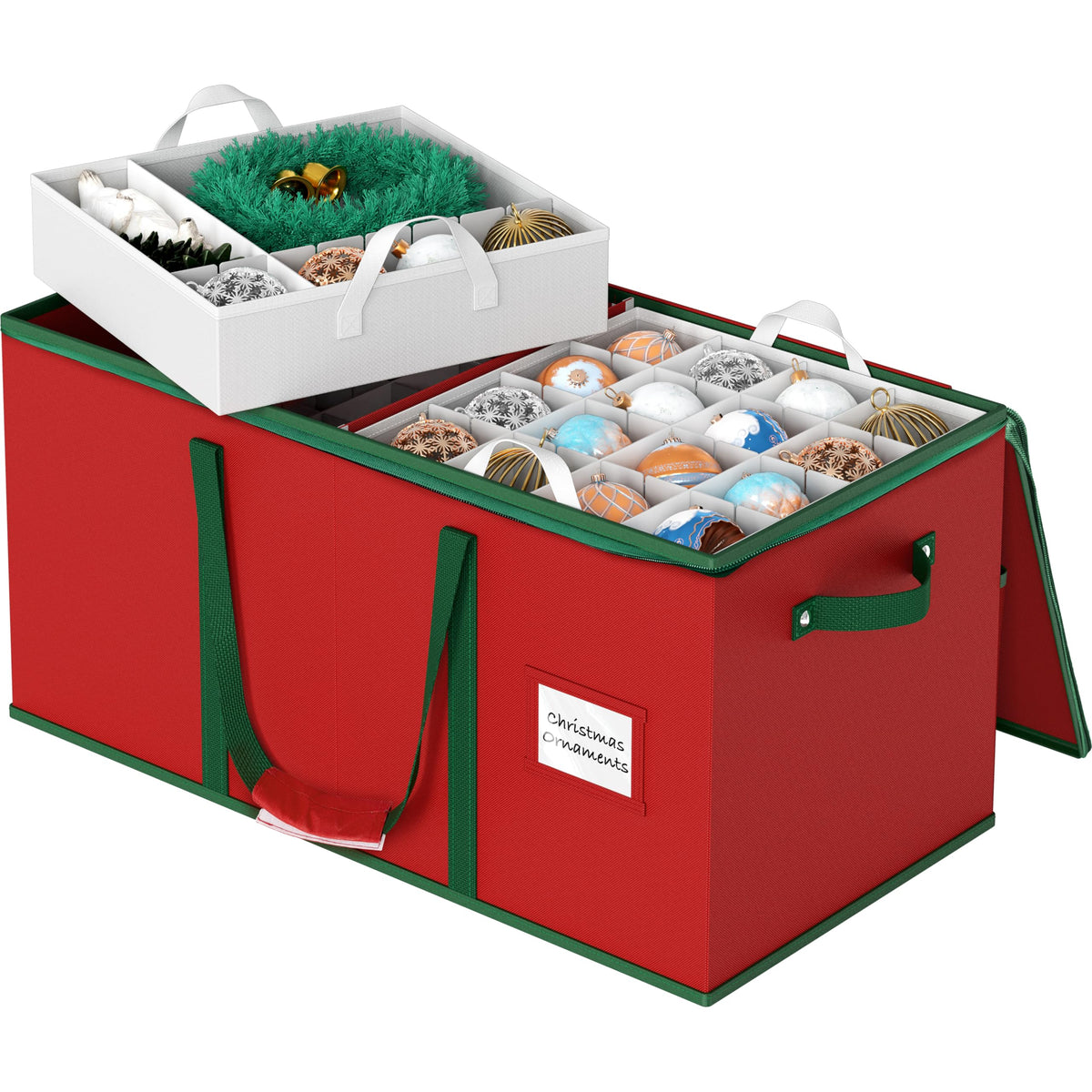 Simple Houseware ornament box outer shell protecting holiday decor