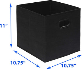 Simple Houseware six-pack cube bins help reduce clutter in any room.