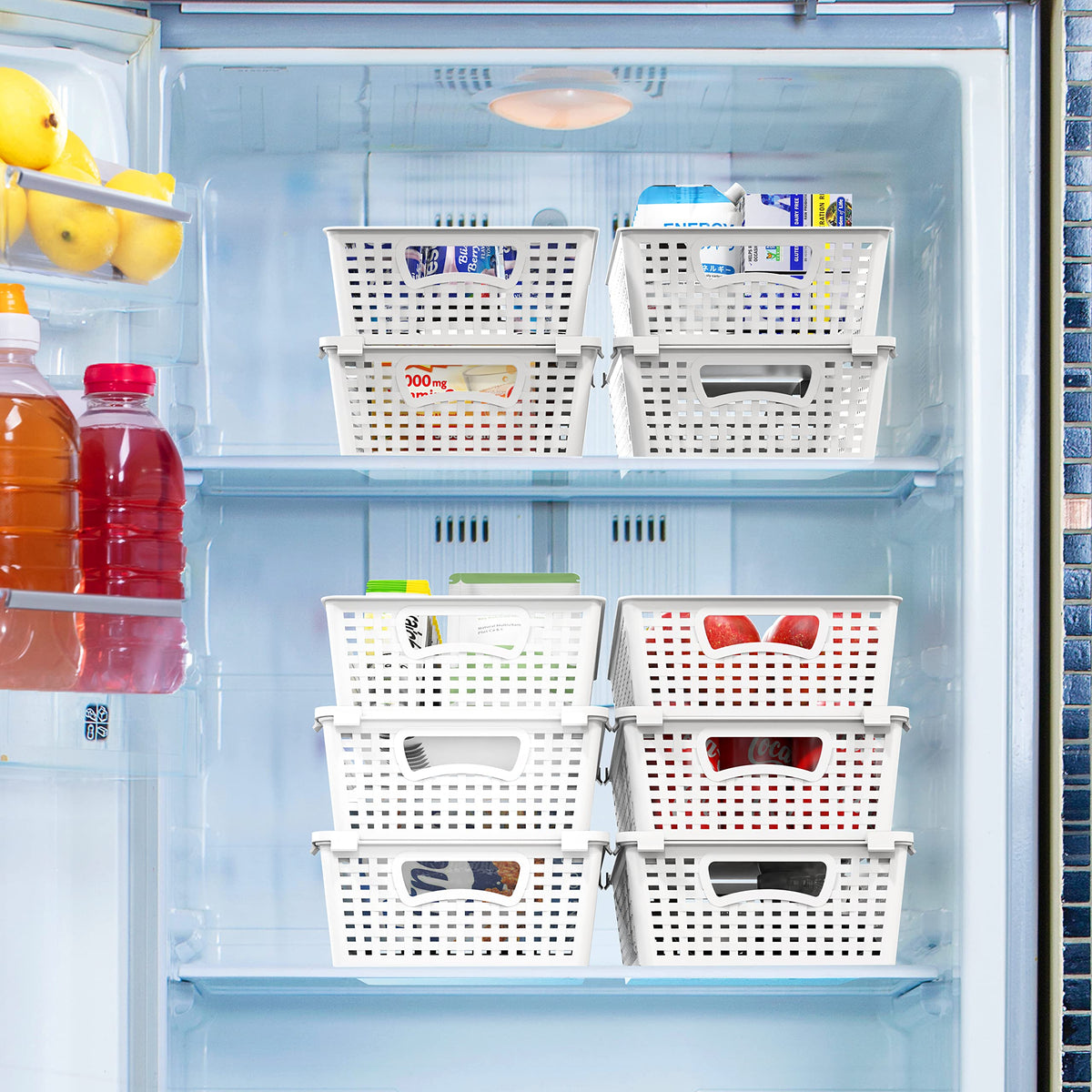Simple Houseware drawer stack basket, creates extra space in closets.