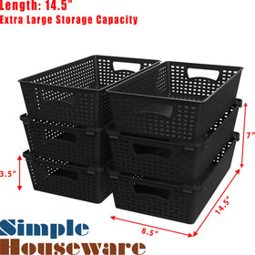 Simple Houseware stackable basket organizer in a kitchen drawer keeps essentials organized.