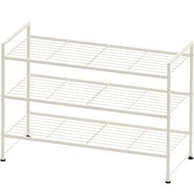 Sturdy metal frame supports up to 30 lbs per shelf for long-lasting shoe storage.
