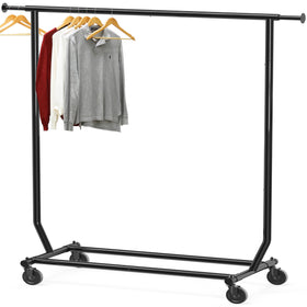 Simple Houseware Supreme rack with extendable rod for versatile wardrobe storage