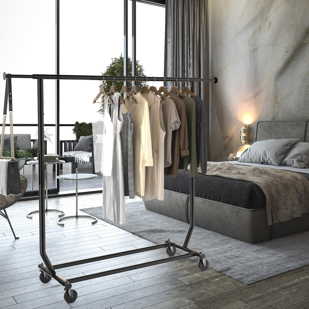 Simple Houseware Supreme setup demonstrates organized closet solution