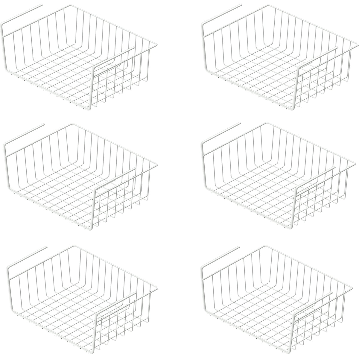 Simple Houseware under-shelf basket suitable for small desks and offices