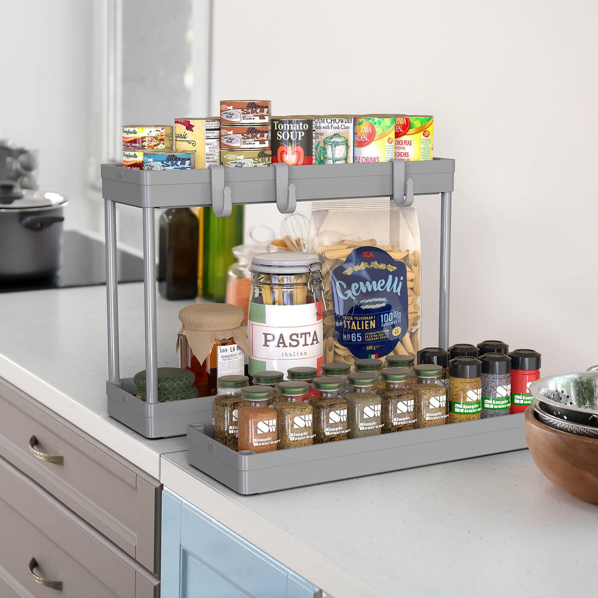 Simple Houseware ventilated shelves promote airflow in humid spaces