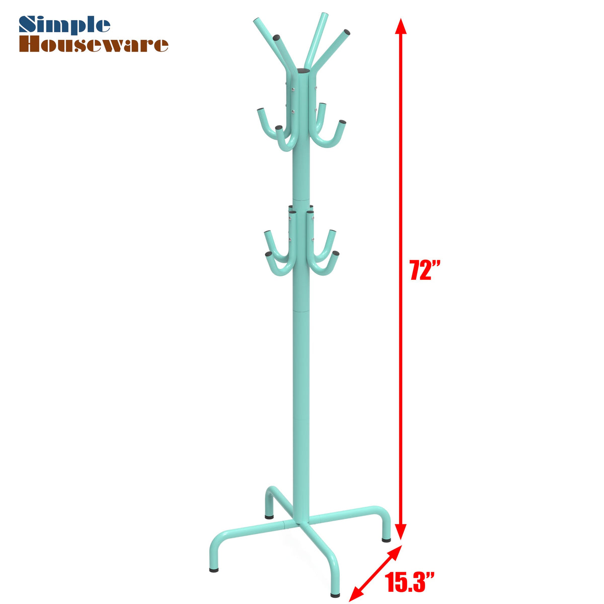 Simple Houseware versatile placement for entryway, bedroom, and office use.