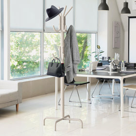 Simple Houseware white metal finish for durable, timeless style in any room.