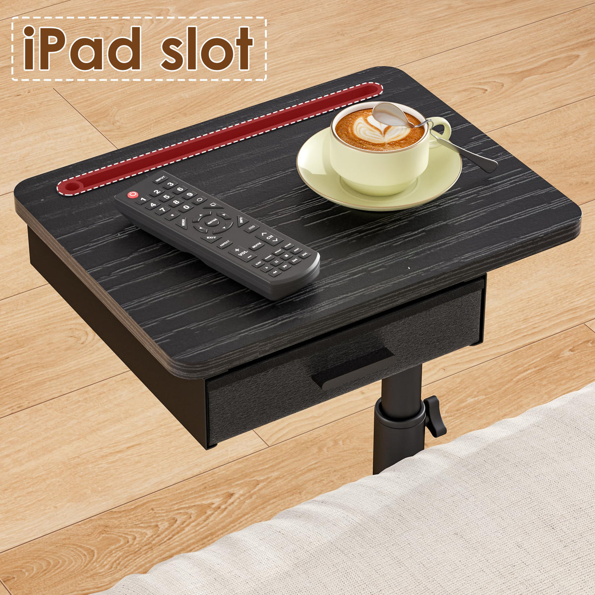 Multi-use space saver ideal beside sofa or bed