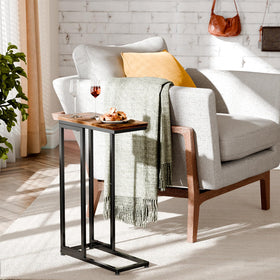 Simple Trending side table with adjustable feet adapts to uneven floors